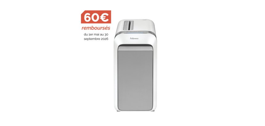 Fellowes LX Series Powershred LX221 destructeur de papier Découpage par micro-broyage 65 dB Blanc