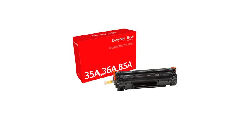 Toner Everyday™ Schwarz von Xerox, kompatibel mit HP 35A HP 36A HP 85A (CB435A/ CB436A/ CE285A), Standardkapazität