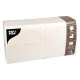 Serviette de table en papier pliage 1/8, 1 pli,  33 x 33 cm - Paquet de 500