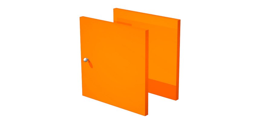 Ante per librerie Maxicubes 32,2 x 32,5 x 32,1 cm 2 unità