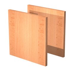 Dietri per librerie Maxicubes 32,2 x 0,16 x 32,1 cm 2 unità