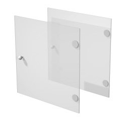 En_coppia antine vetro satinato