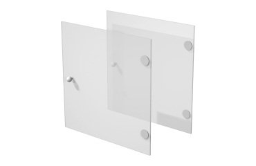 En_coppia antine vetro satinato