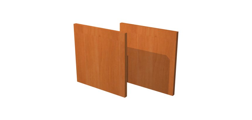 Dietri per librerie Maxicubes 32,2 x 0,16 x 32,1 cm 2 unità