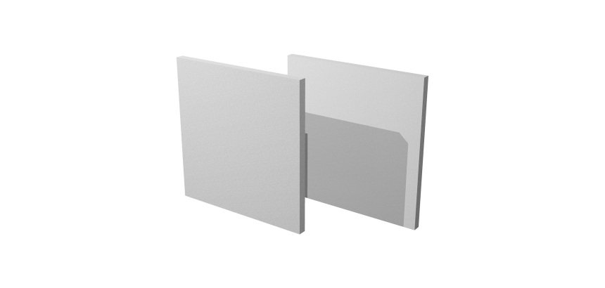 Dietri per librerie Maxicubes 32,2 x 0,16 x 32,1 cm 2 unità