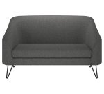 Canapé Evazion, 2 places, pieds métal, tissu