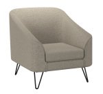 Fauteuil Evazion, 1 place, pieds métal, tissu