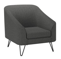Fauteuil Evazion - revêtement tissu - pieds métal - 1 place