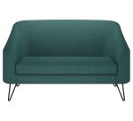Canapé Evazion, 2 places, pieds métal, tissu