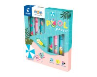 Stylo roller Pilot FriXion Ball et Clicker Pool Party - Pochette de 6