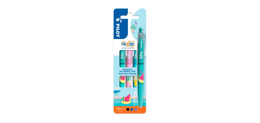 Pilot FriXion Ball Poll Party rollerpen - Set van 3 stuks