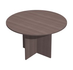 Tavolo riunioni rotondo diametro 120 cm con gambe a croce