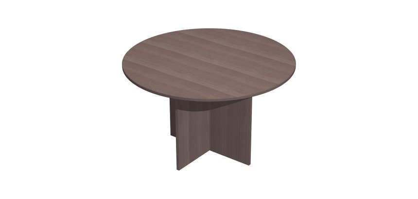 Tavolo riunioni rotondo diametro 120 cm con gambe a croce