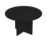 Tavolo riunioni rotondo diametro 120 cm con gambe a croce