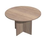 Tavolo riunioni rotondo diametro 120 cm con gambe a croce