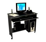 Scrivania portacomputer bordo soft lato utilizzatore l 92 x p 45 x h 76