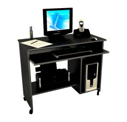 Scrivania portacomputer bordo soft lato utilizzatore l 92 x p 45 x h 76