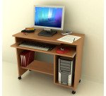 Scrivania portacomputer bordo soft lato utilizzatore l 92 x p 45 x h 76