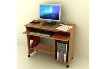 Scrivania portacomputer bordo soft lato utilizzatore l 92 x p 45 x h 76