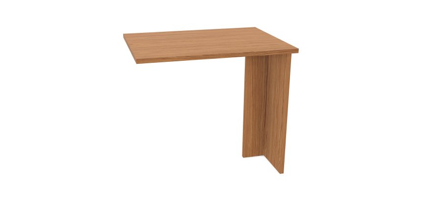 Allungo per scrivania Lione gambe a pannello l 80 x p 60 x h 72 cm