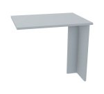 Allungo per scrivania Lione gambe a pannello l 80 x p 60 x h 72 cm