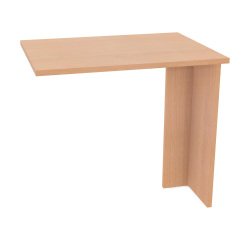 Allungo per scrivania Lione gambe a pannello l 80 x p 60 x h 72 cm