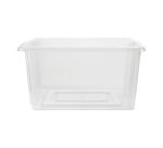Whitefurze Stack & Store Medium storage box 32 liters without lid, transparent