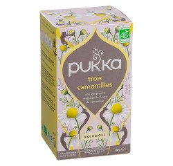Infusion trois camomilles Bio Pukka - Boîte de 20 sachets