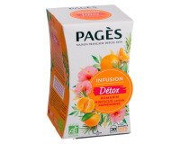 Infusion Détox Bio Pagès - Boîte de 20 sachets