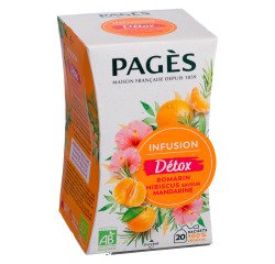 Bio-Detox-Aufguss Pagès - Schachtel mit 20 Beuteln