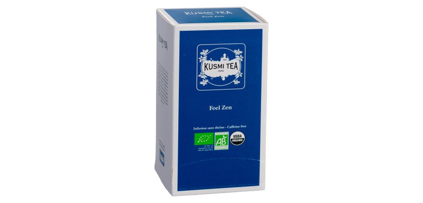 Infusie Feel Zen Bio Kusmi Tea - Doos van 25 zakjes