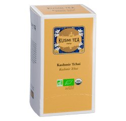 Thé noir Kashmir Tchaï Bio Kusmi Tea - Boîte de 25 sachets