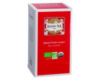Thé noir Quatre Fruits Rouges Bio Kusmi Tea - Boîte de 25 sachets