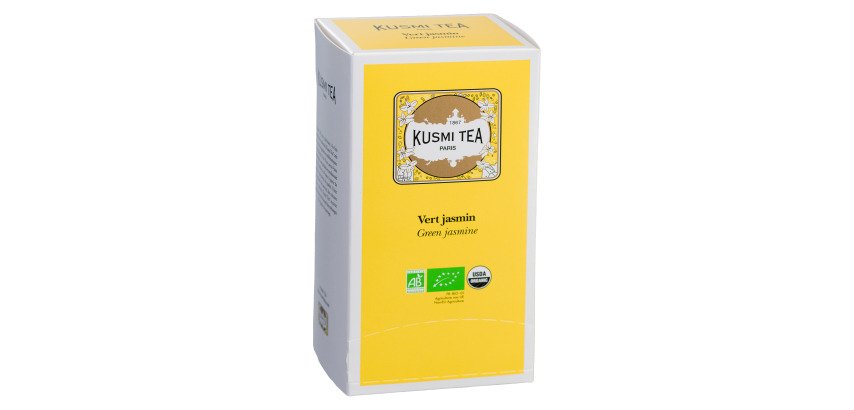 Thé Vert Jasmin Bio Kusmi Tea - Boîte de 25 sachets
