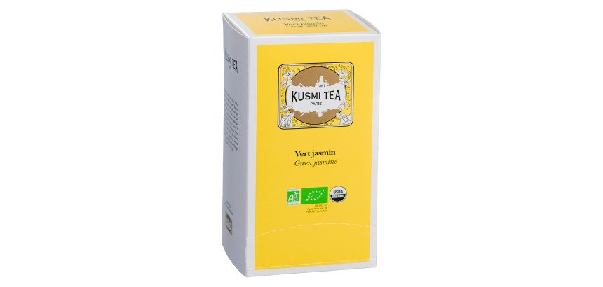 Thé Vert Jasmin Bio Kusmi Tea - Boîte de 25 sachets