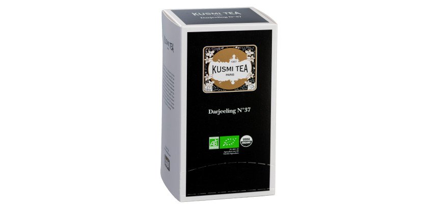 Thé noir Darjeeling N°37 Bio Kusmi Tea - Boîte de 25 sachets