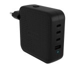 Adaptateur secteur GaN 100W + ZENS USB C-C Pro 2 câble USB 1.5m Noir