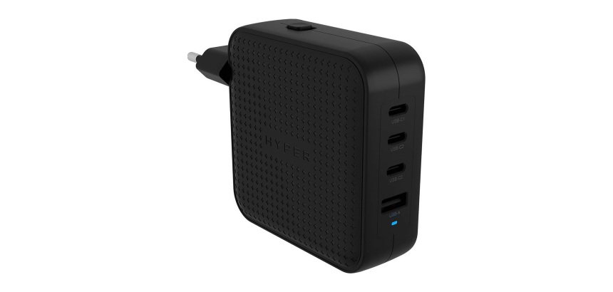 Adaptateur secteur GaN 100W + ZENS USB C-C Pro 2 câble USB 1.5m Noir