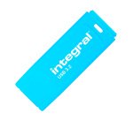 Pack of 2 Integral Neon-C USB 3.2 32GB USB-C blue and yellow USB sticks