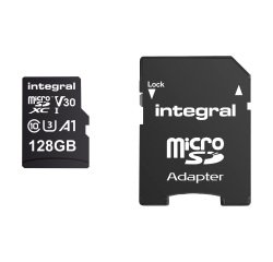 Integral INMSDX128G-100V30 128 GB MicroSD UHS-I flash memory