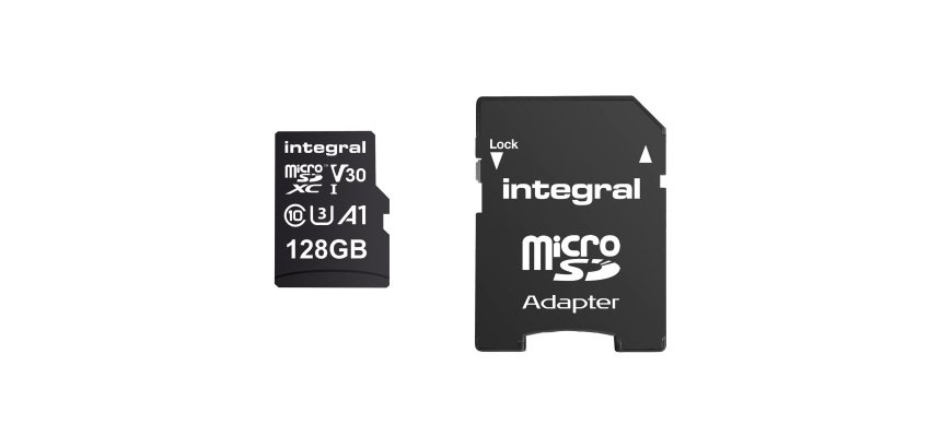 Integral INMSDX128G-100V30 128 GB MicroSD UHS-I flash memory