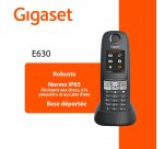 Téléphone sans fil Gigaset E630 DECT Noir