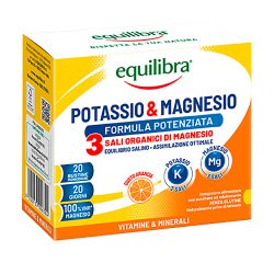 Potassio e magnesio 3 Equilibra®- formula potenziata - 20 bustine monodose