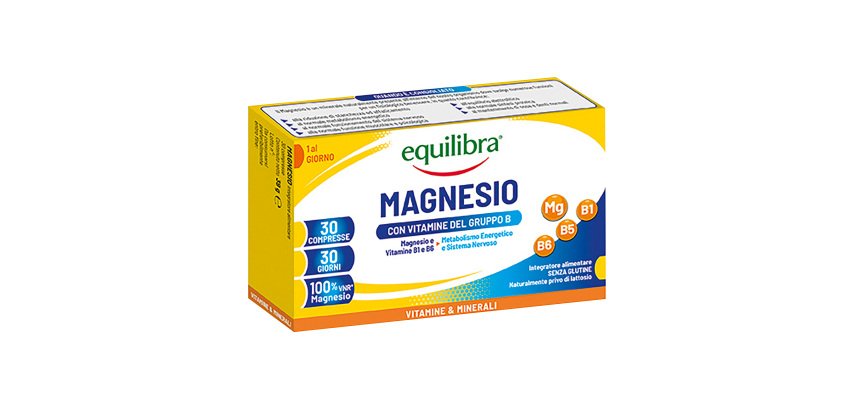 Magnesio con vitamina B in compresse Equilibra®- 30pz