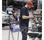 Cavalletto da terra nero/rosso W1 Tork