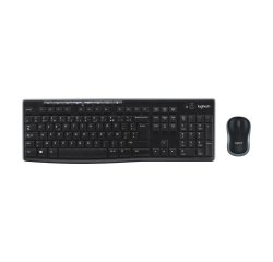Ensemble clavier souris sans fil MK270 noir Logitech