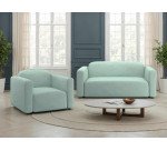 Canapé modulable Neom tissu - 2 places L.188 cm