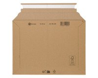 Enveloppes d'expédition en carton Bruneau 33 x 23 cm ouverture grand côté