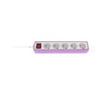 Zenitech Power Strip 5 Sockets with Switch – 1 m Cable