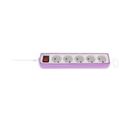 Multiprise Zenitech 5 prises avec interrupteur – Câble 1 m